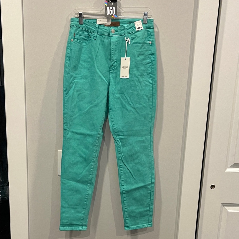 Judy Blue Teal Skinny Jeans